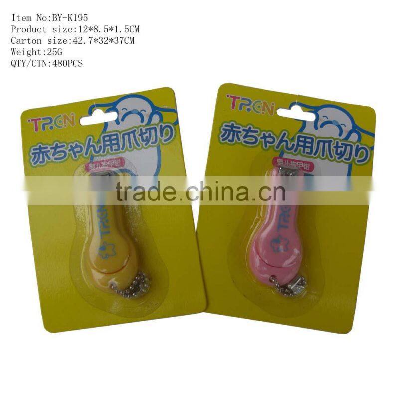 Mini cute Baby safe nail clipper blister card Set