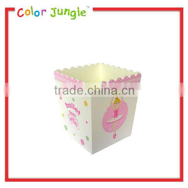 kids room Waste container,ballet collection wood Waste bin