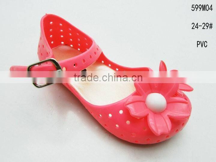 Watermelon Red PVC jelly girls sandals