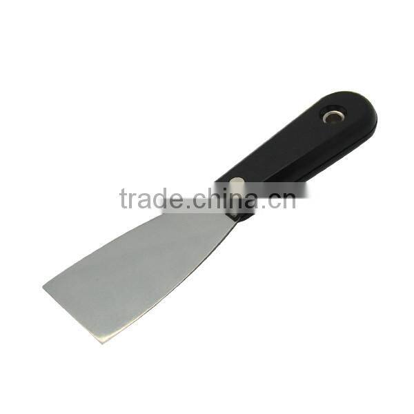 1.1/4'' Mirror Polished Putty Knife with Clipped Plastic Handle, Scraper for Cement