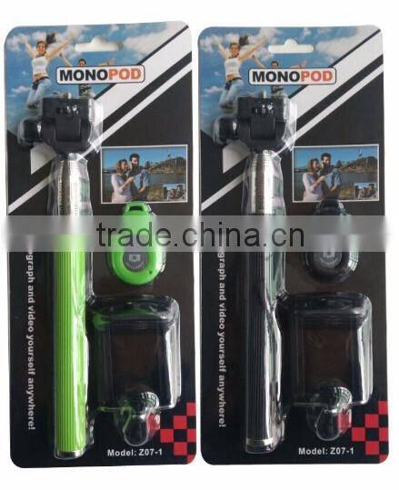 Extendable Selfie Stick Handheld Monopod +Remote Shutter Control +Phone holder for Android Phones