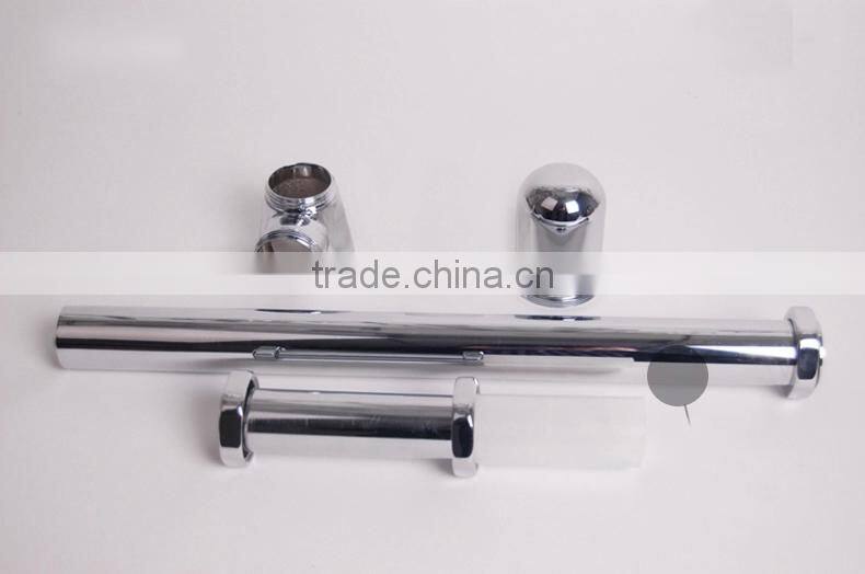 Traditional brass bottle trap with wall extension SL6709(05)