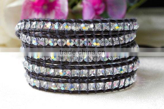 Sunny Earthy beads with Wrap Braceletlet