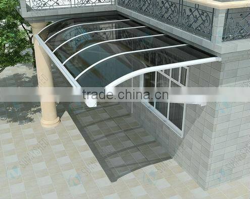 15 Years Bayer polycarbonate sheet Anti-UV weather resistance awning