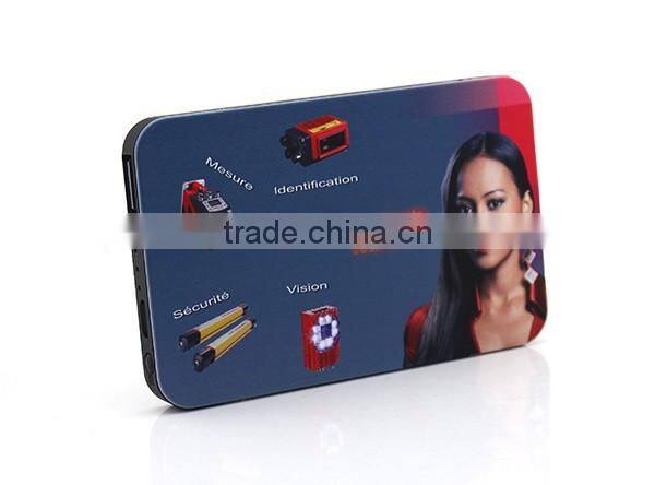 2500mAh Full Color Printing Combo LED Logo USB Power Bank