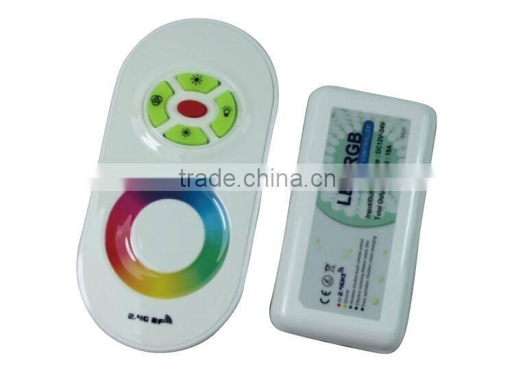 12V~24VDC 20~30m remotecontrol distance 2.4G RGB wireless touch controller/Dimmer for led light