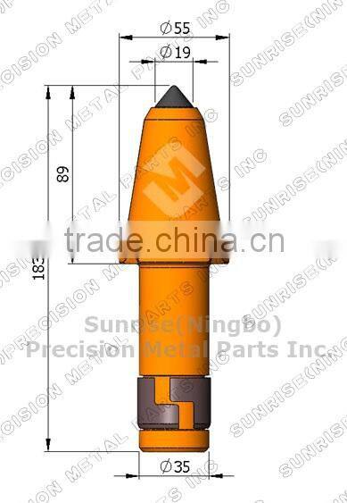 U94HDLR Tungsten carbide rotary cutting tools coal mine pick coal bullet mining cutter for roadheader or coal shrearer