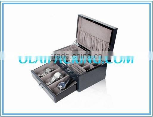 Mans Customized Wooden Watch & Cufflink Holder