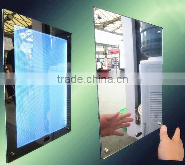 advertising led mirror light frame