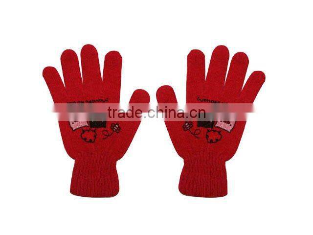 women's magic glove with printing or jacquard