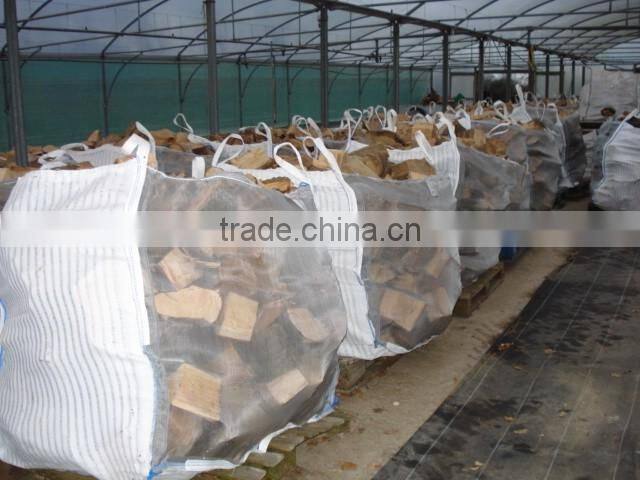 Bulk Bags for Firewood, Cubic metre fully vented big bags firewood, Ventilated Jumbo Bag for Firewood
