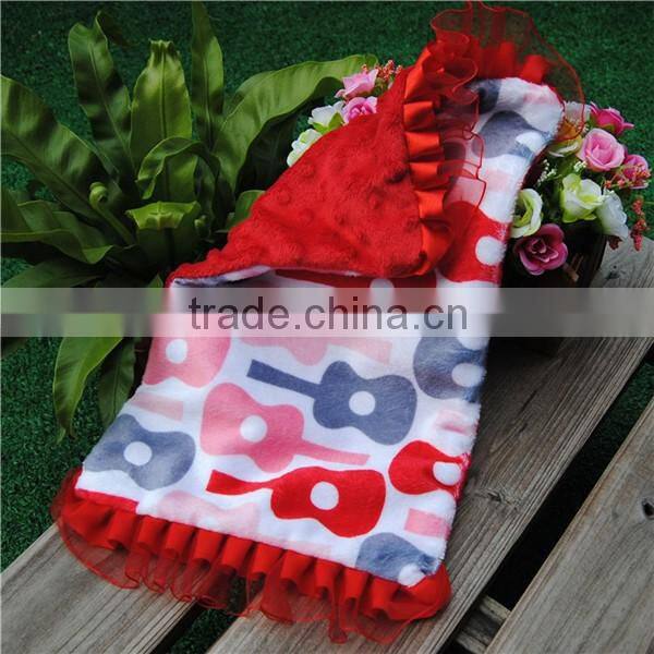 2016 New Arrival Fashion Super Soft Security Personalized Red Minky Pillow Case