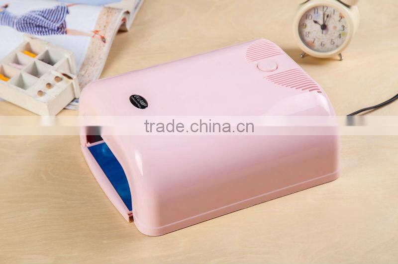 plastic uv lamp electric nail polish dryer with battery