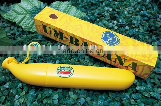 Hot Sell Unique Umbrella Sun And Rain Folding Umbrella banana Shape Umbrella