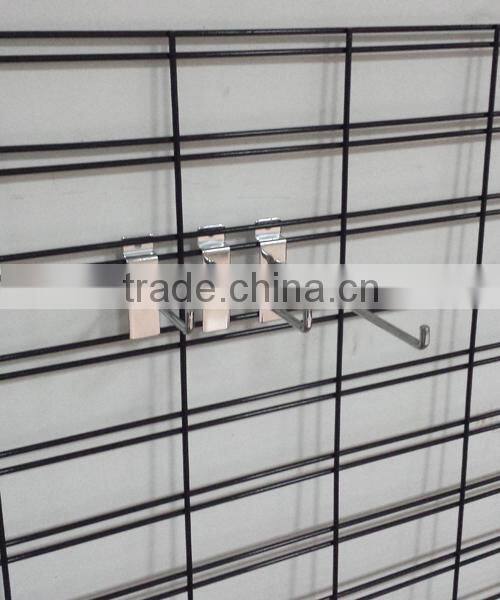 2015 Hot sale multifunctional Black Wire Mesh Slat Grid Display Panels