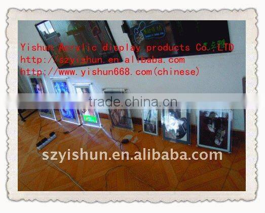 frameless led acrylic light box