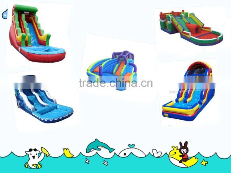 Specialized suppliers 6.7mX5.6mX4.5m inflatable bounce with slide