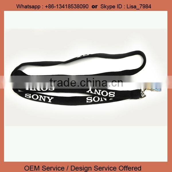 Promotional China wholesale custom printed sublimation polyester lanyard sony lanyard
