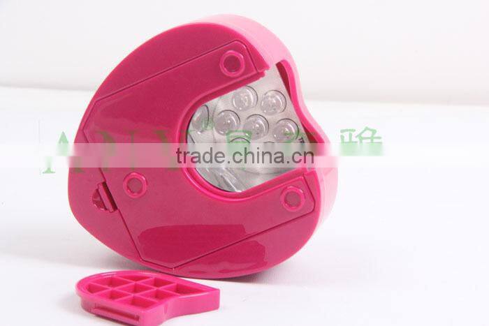 Cheap Portable Battery USB Mini Heart One Fingernail Electrical Nail Polish Dryer