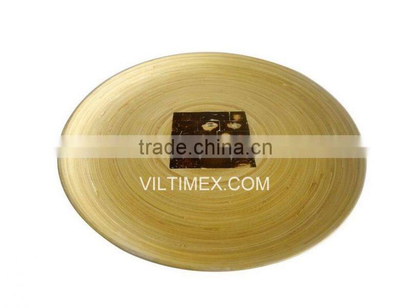 Best selling eco-frendly bamboo and coconut dishes/plates, natural color, hight quanlity