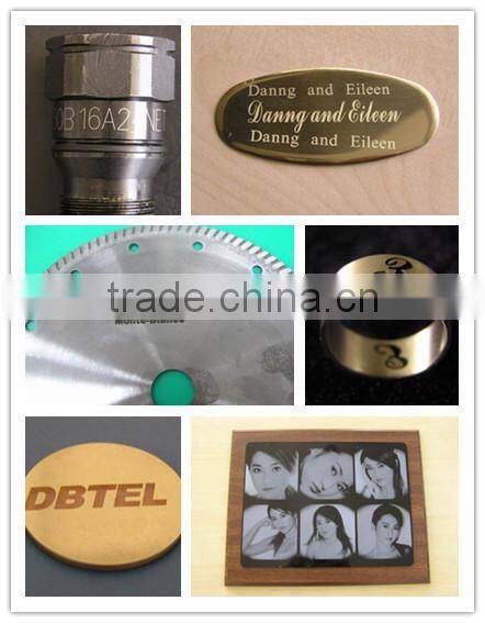 Mobile phone keypad/ plastic translucent keys Hand-hold fiber laser marking machine