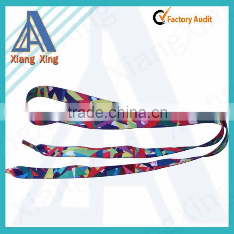 Factory direct sale custom print shoelace manufacturer, custom shoe laces