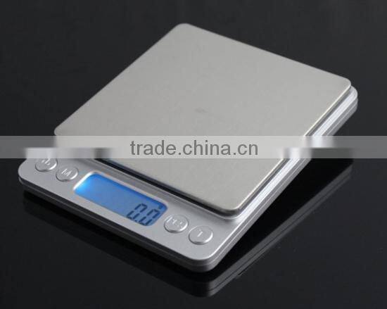 Blue backlight 0.01g Electronic jewelry pocket scale with tare function