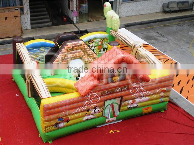 Customized kids outdoor obstacle course equipment