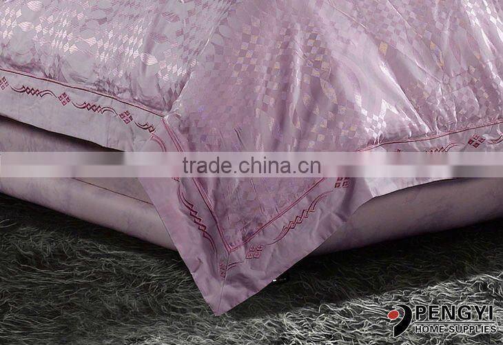 pink leather double bed frame PY-818Q