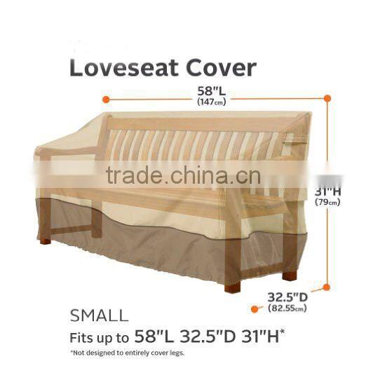Accessories Veranda Sofa / Loveseat Cover - Small fit benches, sofas and loveseats 58" long x 32.5" wide x 31" high