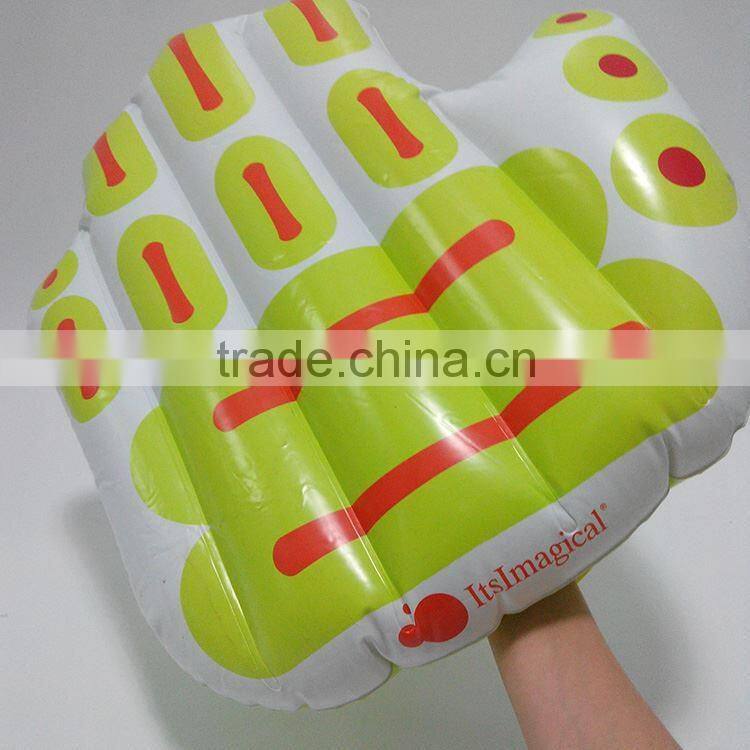 giant inflatable hand,inflatable fan hand with plastic pouch