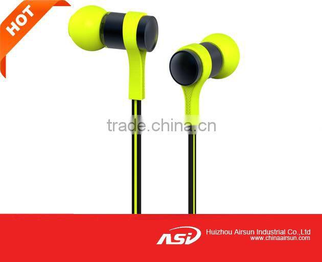 Good Sound Quality Earphone With Flat Cable