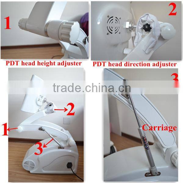 2015 portable pdt led light facial machine