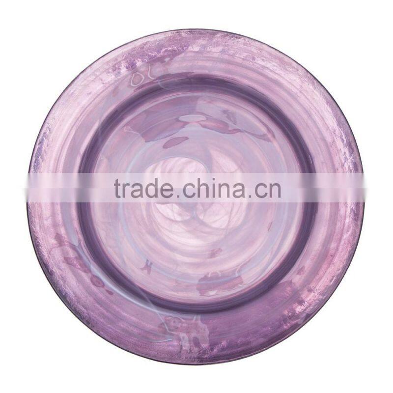 SAMYO glass charger plate with high quality