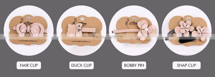 Kids plastic hair tie acetate hair scrunchie elastic hair rubber band