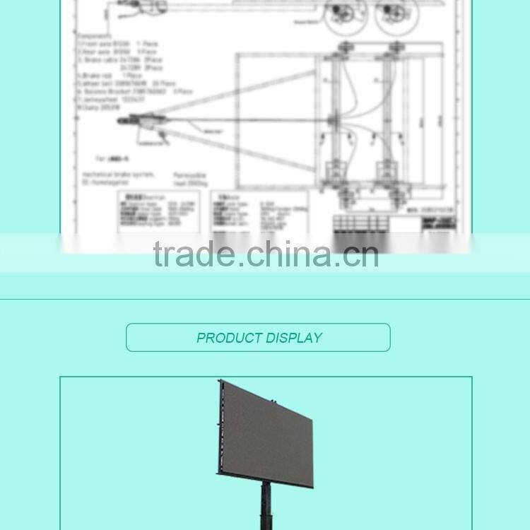 Hot Selling products mobile outdoor led display trailer