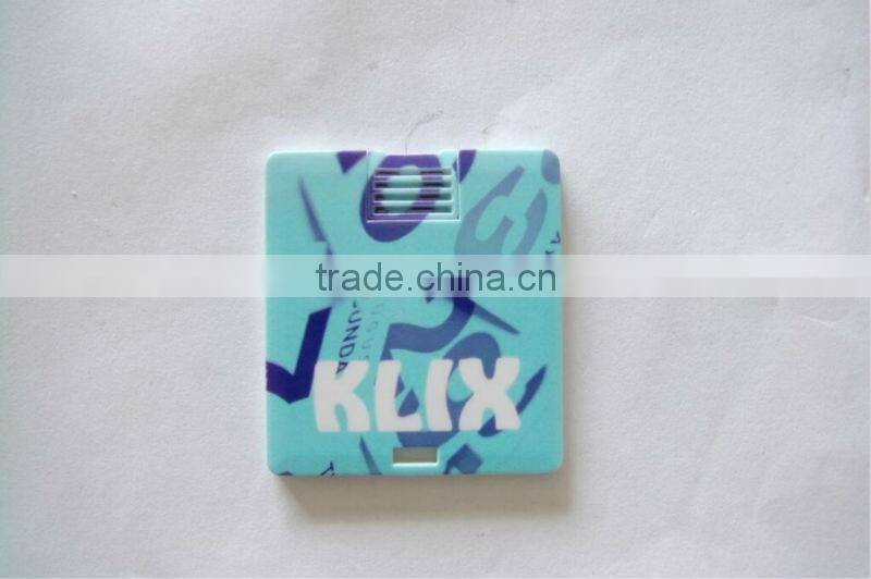 cheapest 1.99usd custom logo printing square mini card usb
