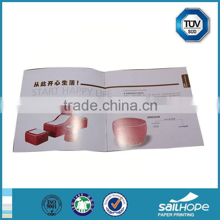 Bottom price hot sale 2015 professional printing color catalog