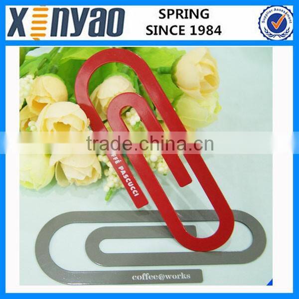 promotional gifts customer design colorful stainless steel normal simgle shape bookmark