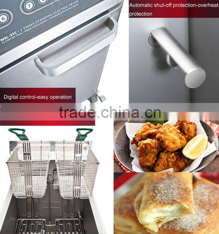 Top Quality Commercial Electric Deep Fryer Machine Free Standing