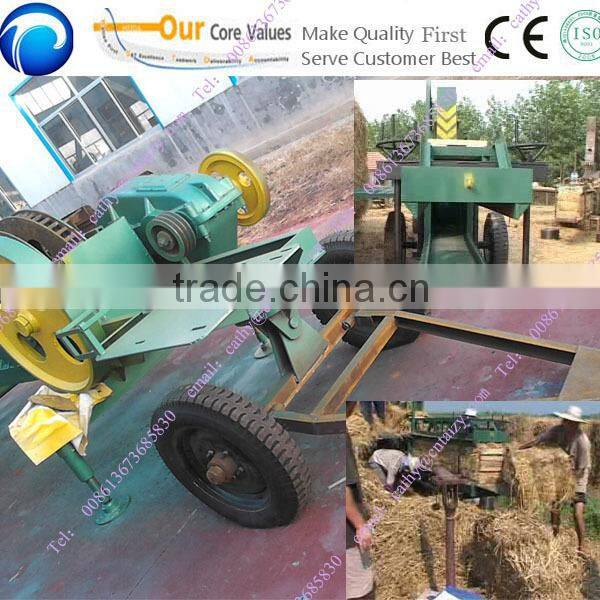 easy using best quality automatic hay baler machine