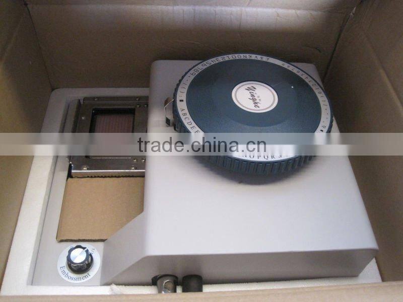 new model embosser machine for pvc card