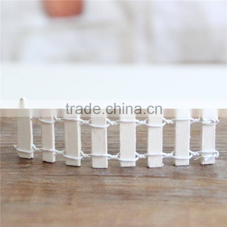 462698 Gifts & Crafts Resin Crafts Fence Micro Landscape Resin Ornament Of Fence Decorations For Bonsai Plants