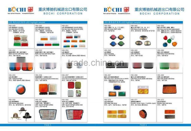 LED Plastic Tail Light with Arrow and Colorful Side for Junengwang (BMHM-027) Size:405*150*40cm