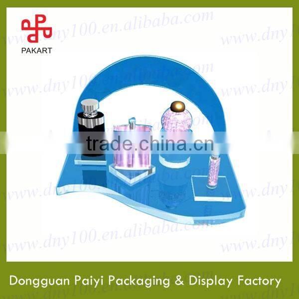 Latest stylish acrylic cosmetic display rack for lipsticks