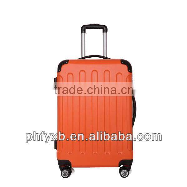 2015 china alibaba colorful western business travel trolley luggage bags with concise colour