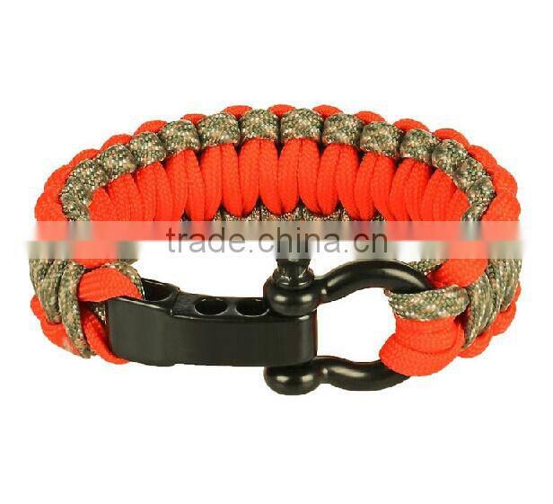 survival bracelet with lighter