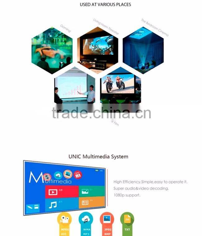wholesale UC50 DLP mini Projector Full HD 1080P Home theater projecting camera LED video home Multimedia Video