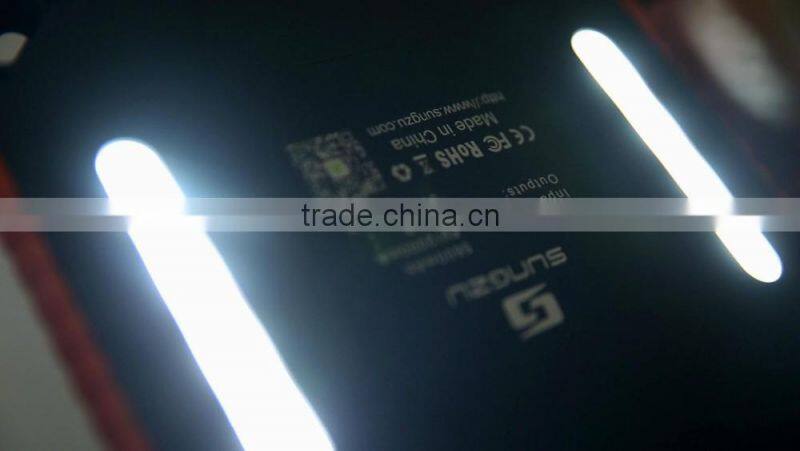 5600mah super waterproof portable solar charger with flashlight