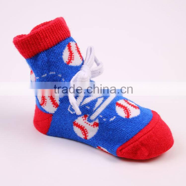 Wholesale Prices Cheap Toddler Cartoon Funny Knitting Color Sex Girl Tube Sock